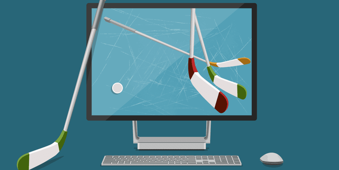 ice hockey and Microsoft