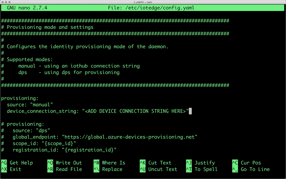 Connecting Raspberry PI to MS Azure