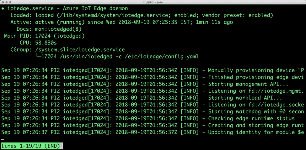 Connecting Raspberry PI to MS Azure