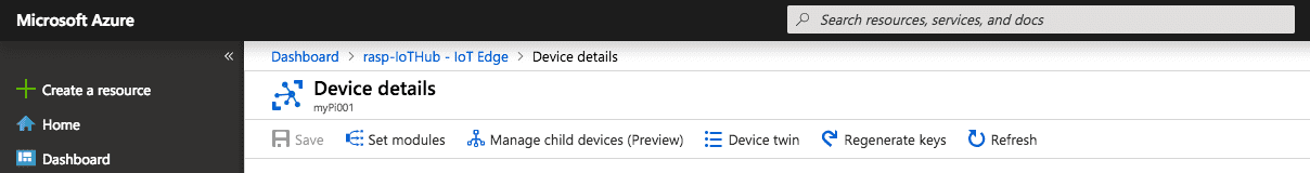 Set Modules IoT Edge
