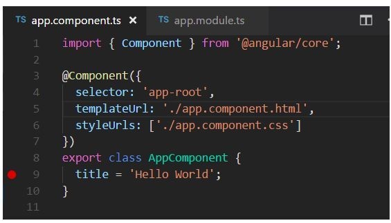 Debugging Angular