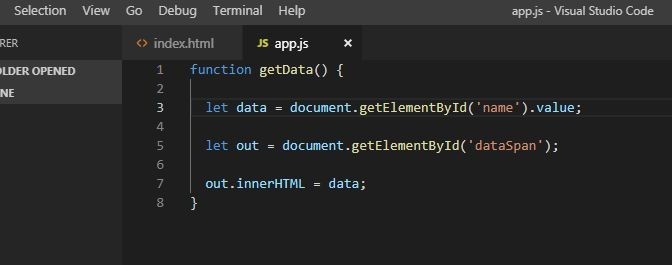 JavaScript Debugging code