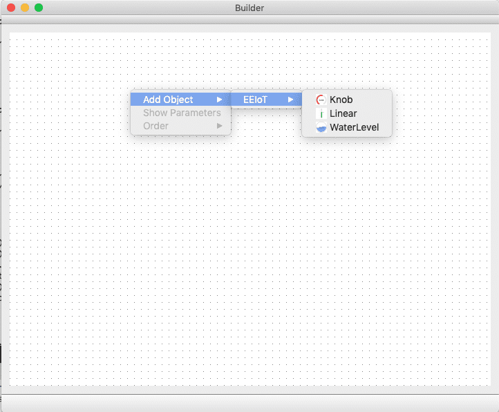 IoT dashboar builder