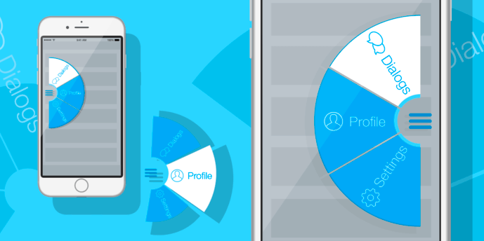 How We Created a Floating Menu for an iOS Application