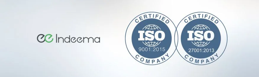 Driving Client Confidence: Indeema Achieves ISO27001 and ISO9001 Certifications Driving Client Confidence: Indeema Achieves ISO27001 and ISO9001 Certifications